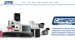 Desktop Screenshot of cambridgeco.cz